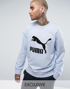 Синий свитшот в винтажном стиле с логотипом Puma эксклюзивно для ASOS - Синий