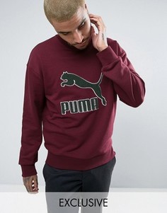 Красный свитшот в винтажном стиле с логотипом Puma эксклюзивно для ASOS - Красный