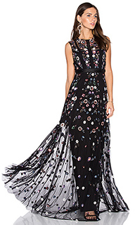 Вечернее платье с цветочным рисунком омбре - Needle & Thread