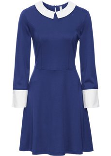 Платье (ночная синь/белый) Bonprix