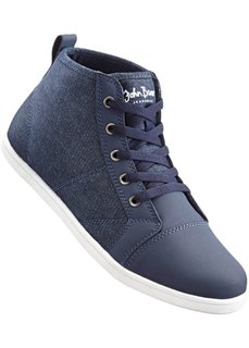 Высокие кеды (синий джинсовый) Bonprix