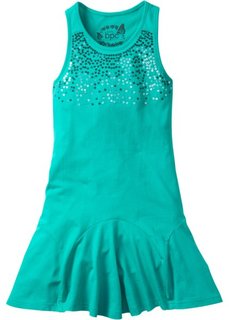 Платье с пайетками (изумрудный) Bonprix