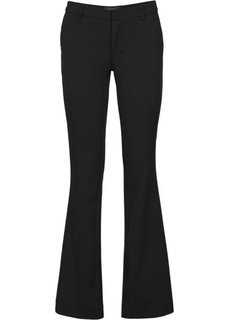Офисные брюки BOOTCUT (черный) Bonprix