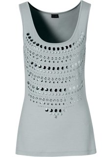 Топ (серебристый матовый) Bonprix