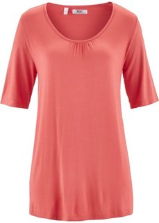 Футболка с рукавом 1/2 (коралловый) Bonprix