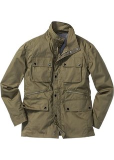 Куртка стандартного прямого покроя regular fit (зеленый хаки) Bonprix