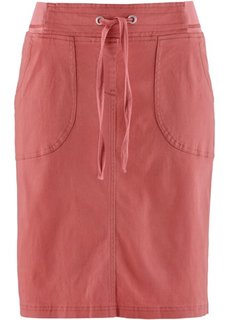 Эластичная юбка-карандаш (бордово-коричневый) Bonprix