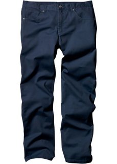 Прямые классические брюки, cредний рост U + S (темно-синий) Bonprix