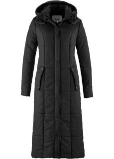 Легкая стеганая куртка длинного покроя (черный) Bonprix