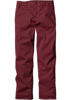 Классические брюки-стретч, cредний рост (N) (бордовый) Bonprix