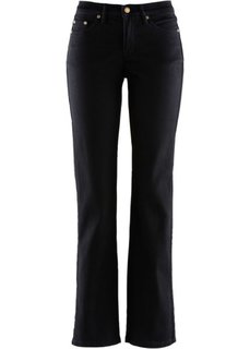 Стройнящие джинсы стретч, высокий рост (L) (черный твил новый) Bonprix
