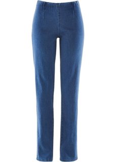 Узкие джинсы стретч, низкий рост (K) (синий НОВИНКА) Bonprix