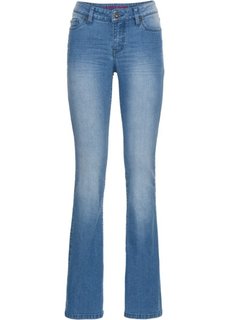 Джинсы Bootcut, низкий рост (K) (голубой) Bonprix