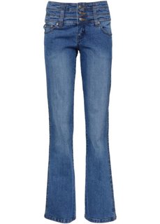 Стройнящие джинсы-стретч BOOTCUT, cредний рост (N) (синий новый) Bonprix