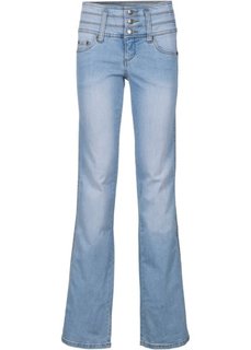 Стройнящие джинсы-стретч BOOTCUT, низкий рост (K) (нежно-голубой новый) Bonprix