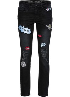Стрейтчевые джинсы-дудочки Marcell von Berlin for bonprix (черный)