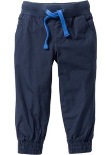 Тканые спортивные брюки (темно-синий) Bonprix