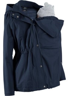 Для будущих мам: куртка со съемным жилетом и вставкой для малыша (темно-синий) Bonprix