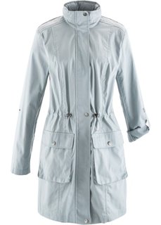 Куртка-парка с кружевом (серебристо-серый) Bonprix