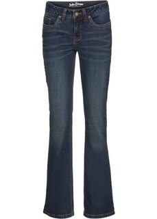 Расклешенные стрейчевые джинсы, cредний рост (N) (темно-синий) Bonprix