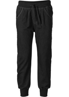 Спортивные джинсы (черный) Bonprix