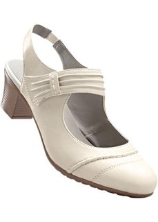 Туфли с открытой пяткой (светло-серый) Bonprix