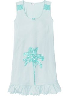 Ночная рубашка (нежно-голубой/зеленый океан с принтом) Bonprix