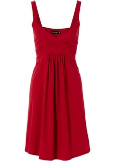 Трикотажное платье (красный) Bonprix