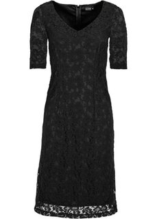 Кружевное платье (черный) Bonprix