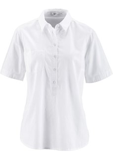 Туника с коротким рукавом (белый) Bonprix