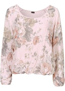 Романтичная блуза в цветочек (розовый в цветочек) Bonprix