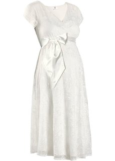 Праздничная мода для беременных: свадебное платье (цвет белой шерсти) Bonprix