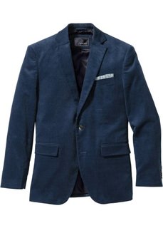 Вельветовый пиджак, низкий + высокий рост (U + S) (темно-синий) Bonprix