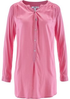 Легкая фланелевая блуза (ярко-розовый матовый) Bonprix