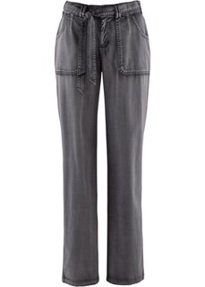 Эластичные брюки-карго (шиферно-серый) Bonprix