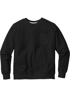 Свитшот Regular Fit (черный) Bonprix