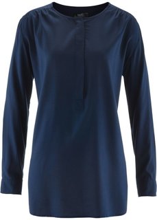 Туника с длинным рукавом (темно-синий) Bonprix