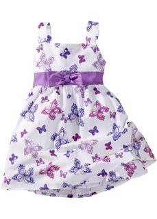 Платье (белый с бабочками) Bonprix