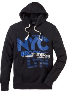 Худи Slim Fit (черный) Bonprix