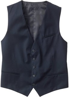 Жилет классического прямого покроя regular fit (темно-синий) Bonprix