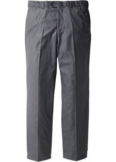 Классические прямые брюки, cредний рост (N) (серый меланж) Bonprix