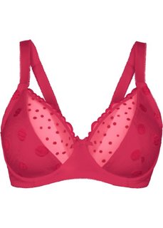 Бюстгальтер на косточках, чашка C (гранатовый) Bonprix
