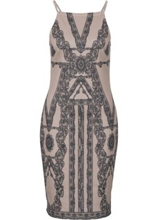Платье в кружевном дизайне (светло-оливковый) Bonprix