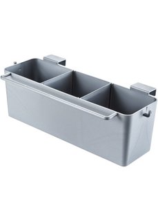 Подвесной дверной ящик для кухонных принадлежностей (серебристый) Bonprix
