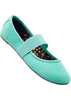 Балетки (мятный) Bonprix