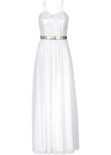 Платье (белый/золотистый) Bonprix