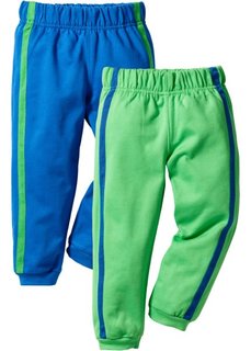Трикотажные брюки (2 шт.) (лазурный/зеленый майский) Bonprix
