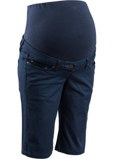Мода для будущих мам: бермуды (темно-синий) Bonprix