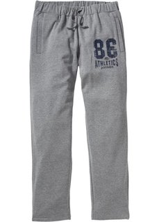 Трикотажные брюки  Regular Fit (серый меланж) Bonprix