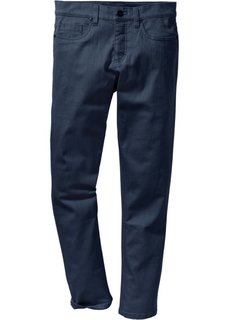 Прямые брюки-стретч прилегающего кроя (темно-синий) Bonprix